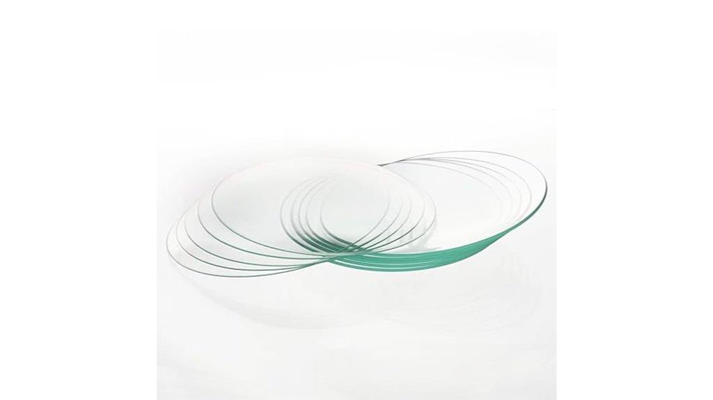 set of ten watch glasses