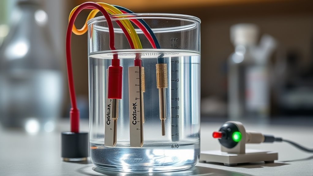 set up electrolytic components