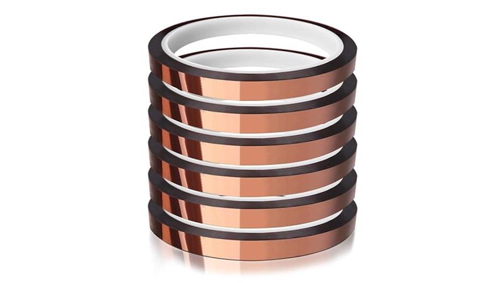six rolls sublimation tape