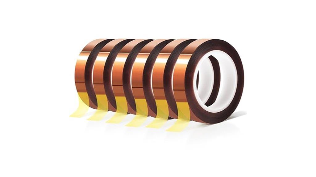 six rolls sublimation tape