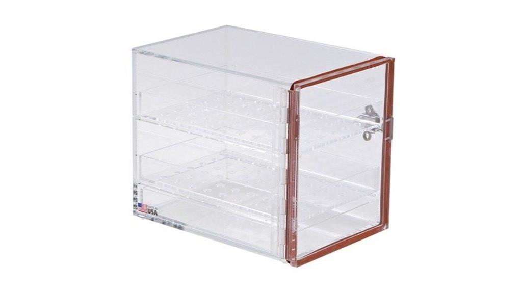 small acrylic desiccator cabinet