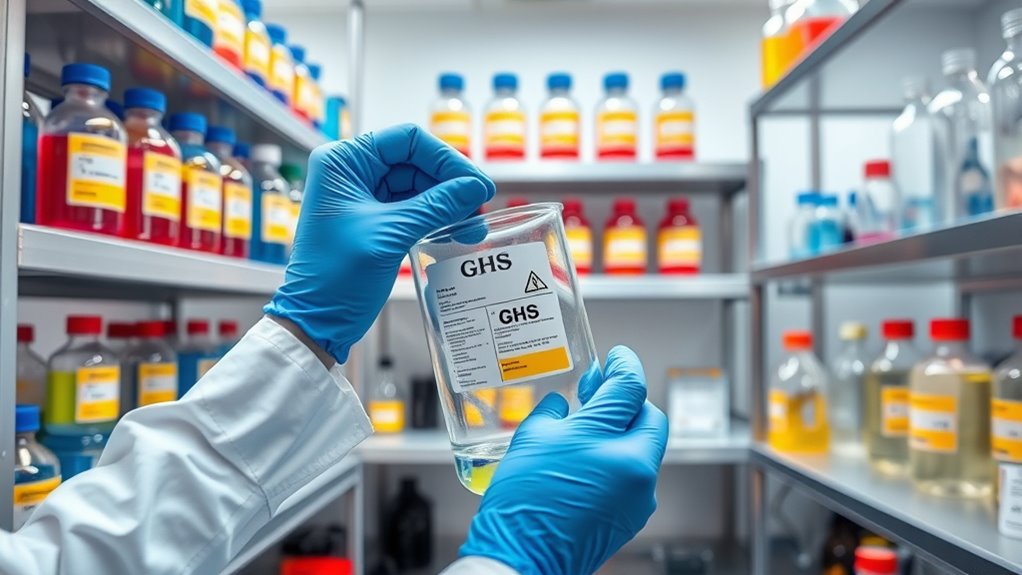 small lab ghs labeling