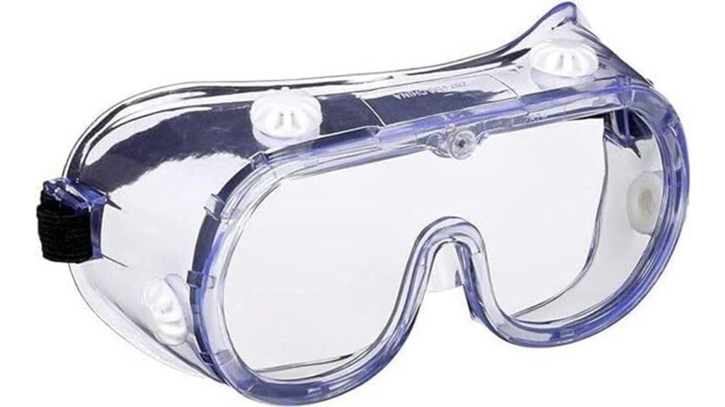 soft adjustable safety goggles