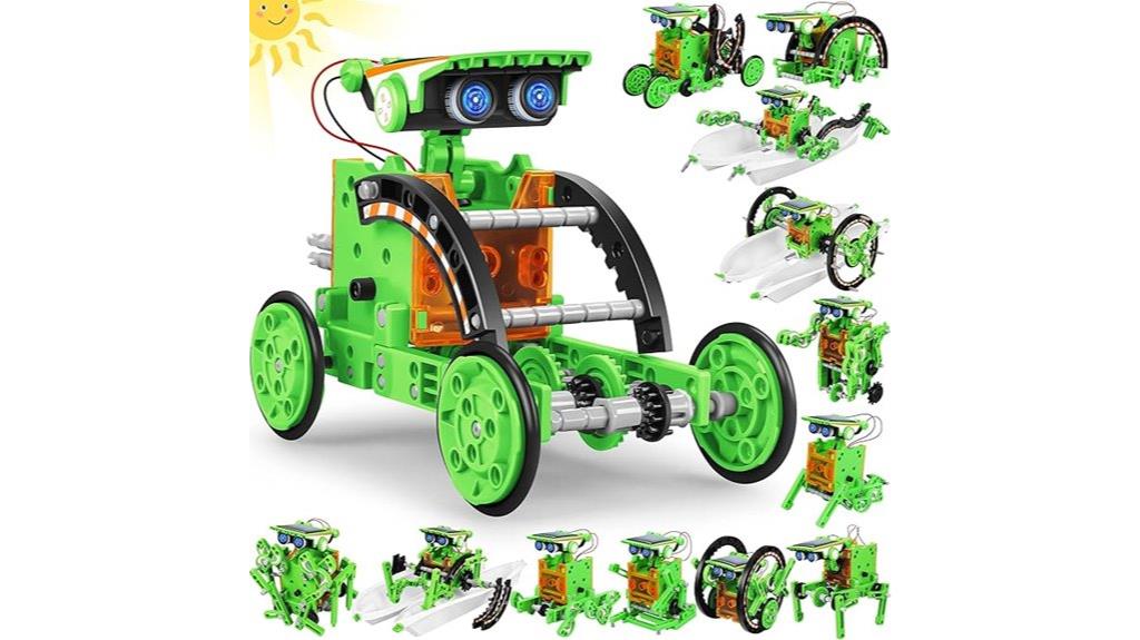 solar powered robot toy