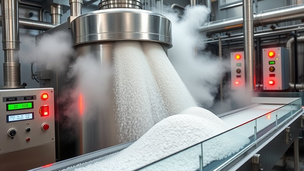 spray drying and crystallization