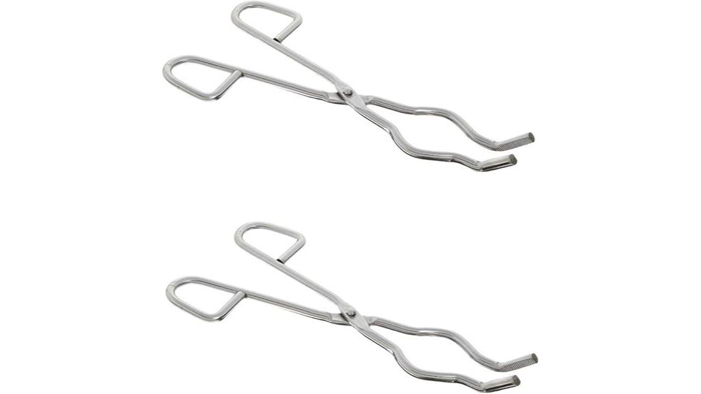 stainless steel crucible tongs