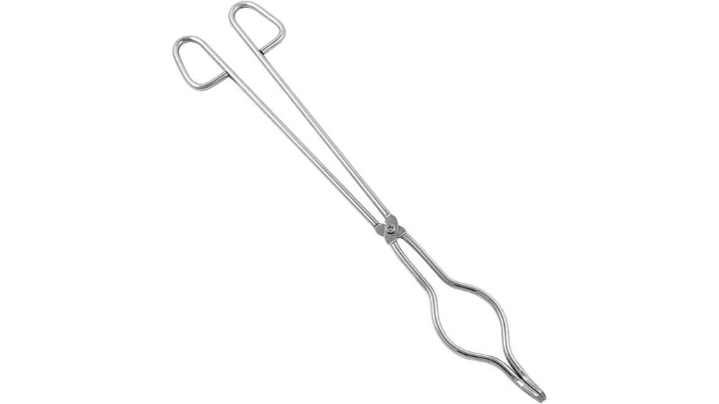 stainless steel crucible tongs