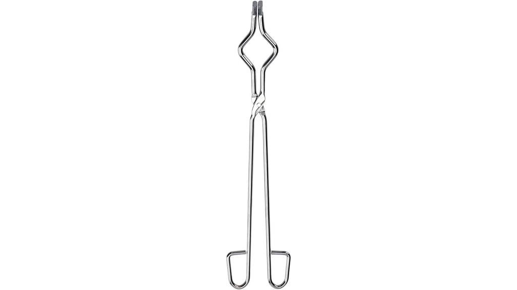 stainless steel crucible tongs