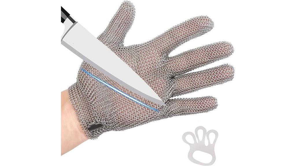 stainless steel food glove