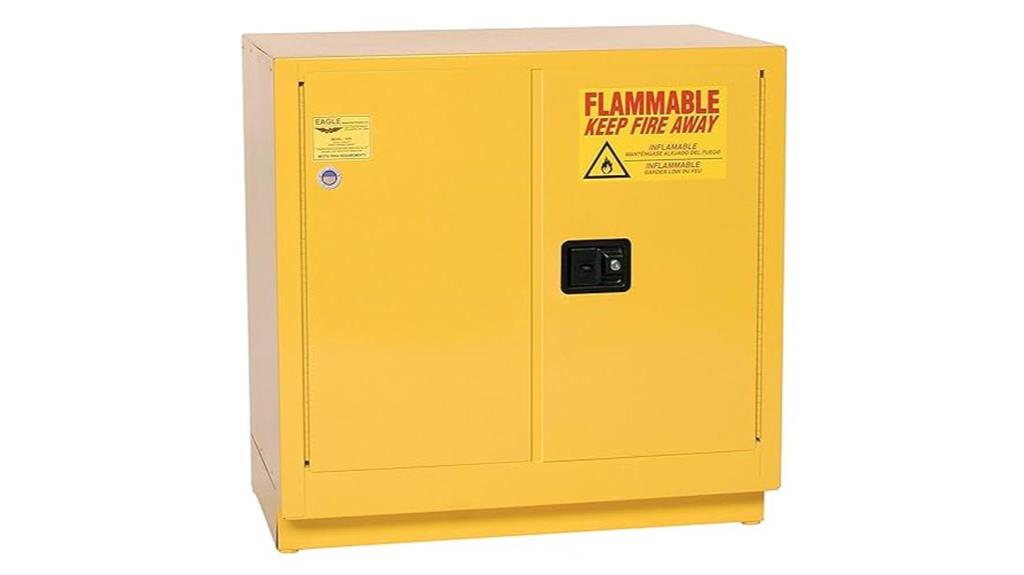 steel 22 gallon flammable liquid cabinet