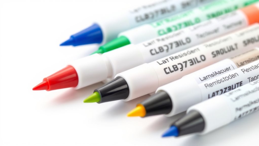 top chemical resistant marker pens