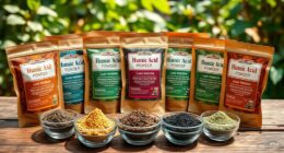 top soil boosting humic powders