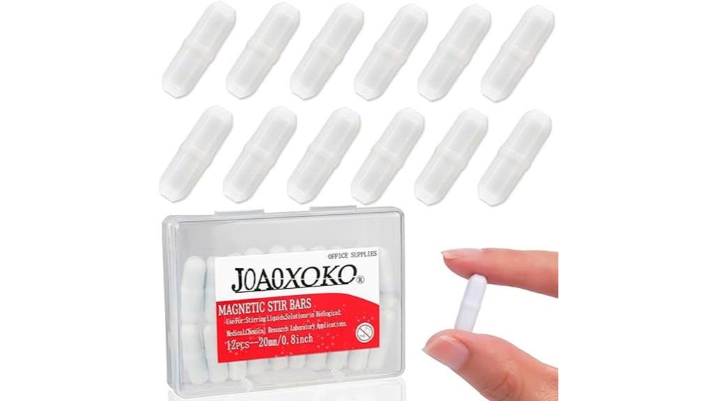 twelve ptfe stirring bars