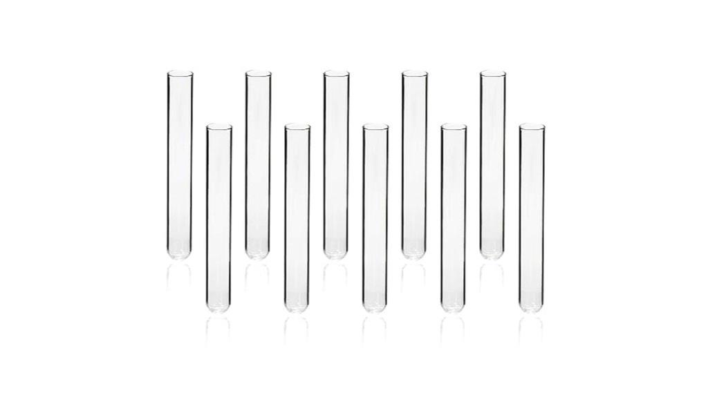 twenty pack 25ml glass tubes