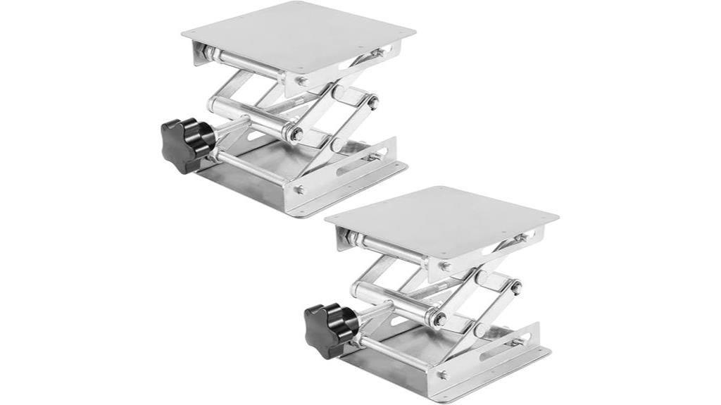 two pack lab lift stands