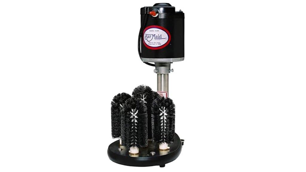 upright electric glass washer