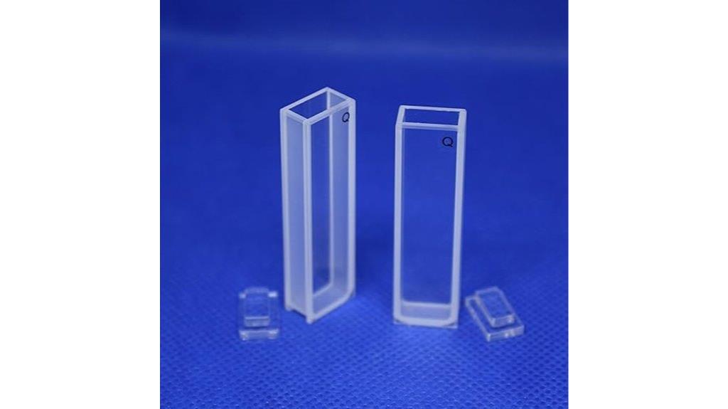 uv quartz cuvette set