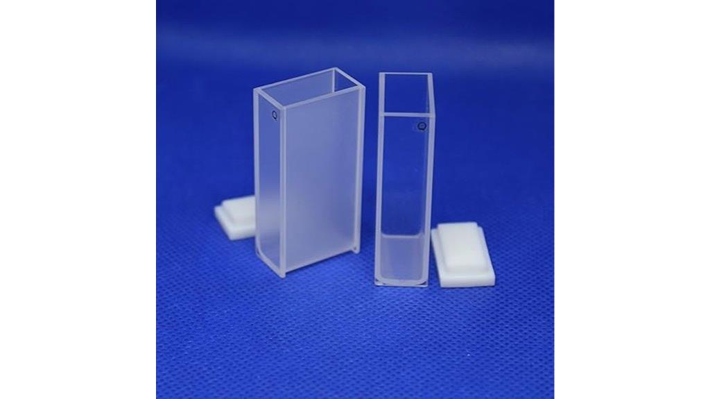 uv quartz cuvette set