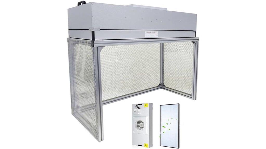 vertical hepa laminar hood