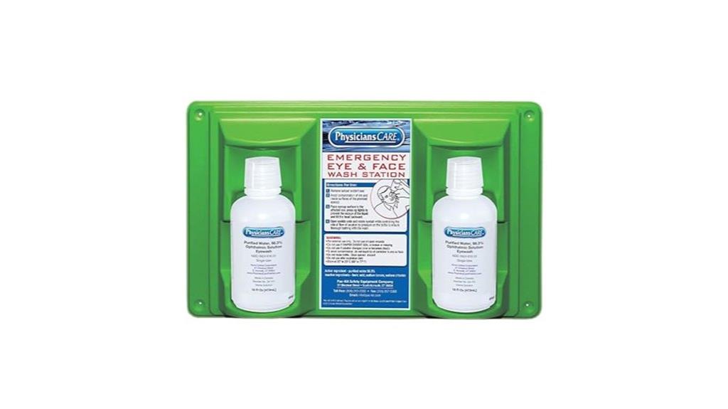 wall mount eyewash station