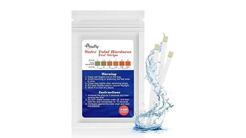 water hardness test strips