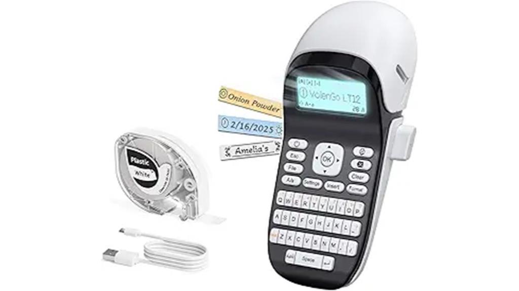 waterproof rechargeable label maker