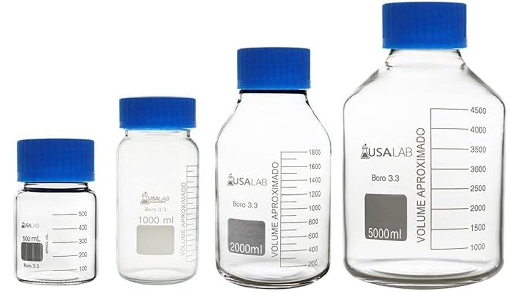 wide mouth storage bottles