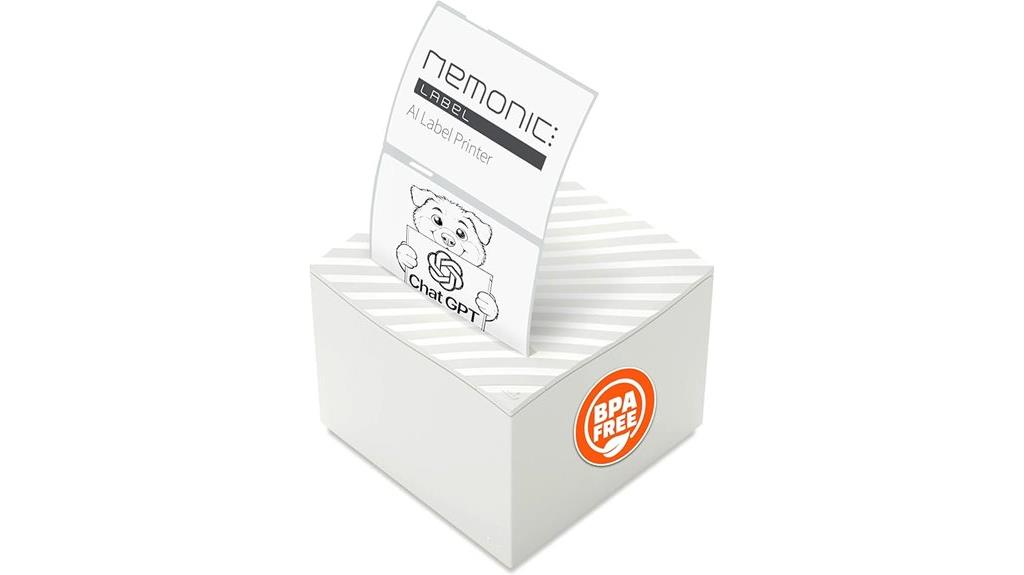 wireless inkless thermal printer