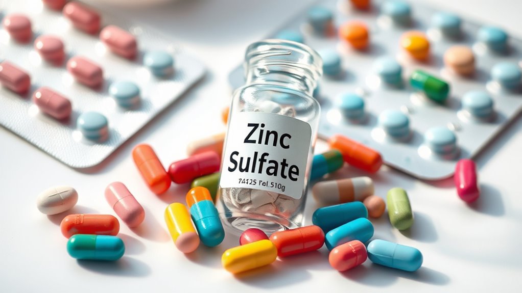 zinc interacts with medications