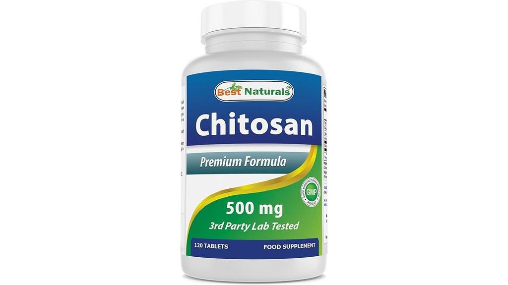 chitosan 500 mg tablets