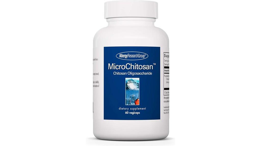 chitosan supplement for allergies