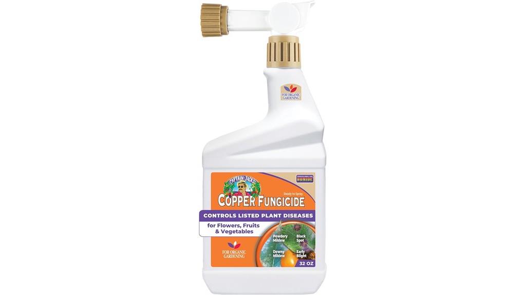 copper fungicide ready to spray