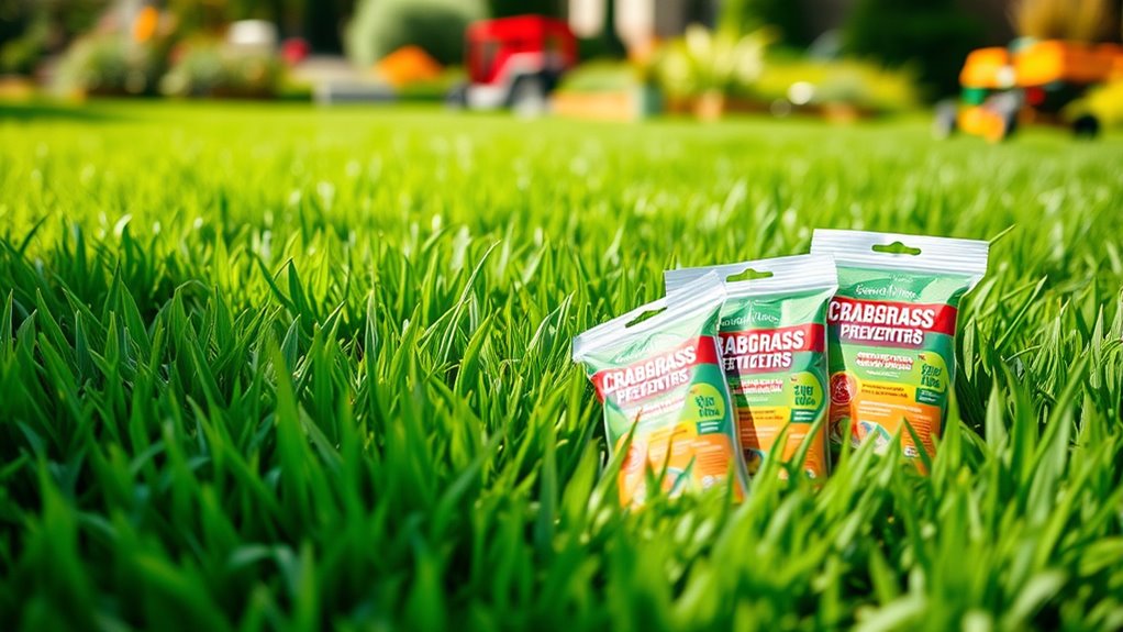 crabgrass prevention with fertilizer
