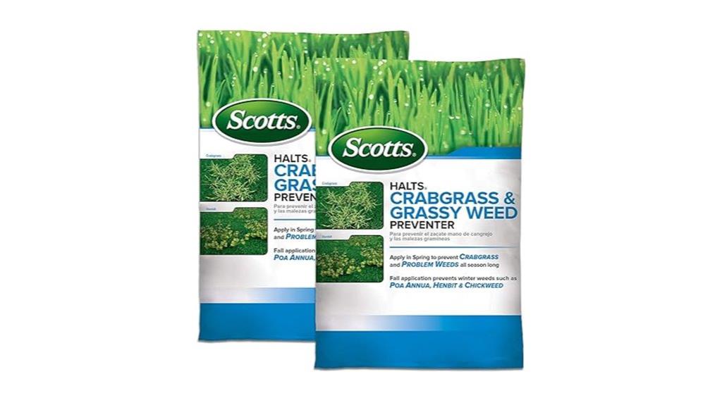 crabgrass weed preventer pack