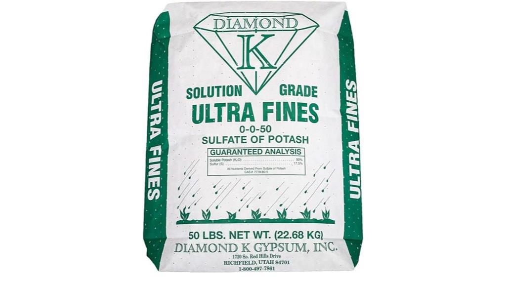 fifty pound organic potassium fertilizer