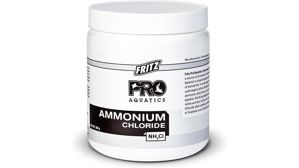 fishless cycling ammonium chloride