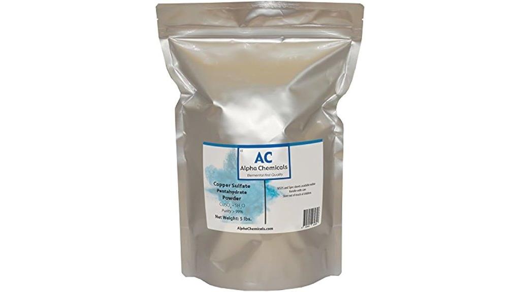 five pound copper sulfate