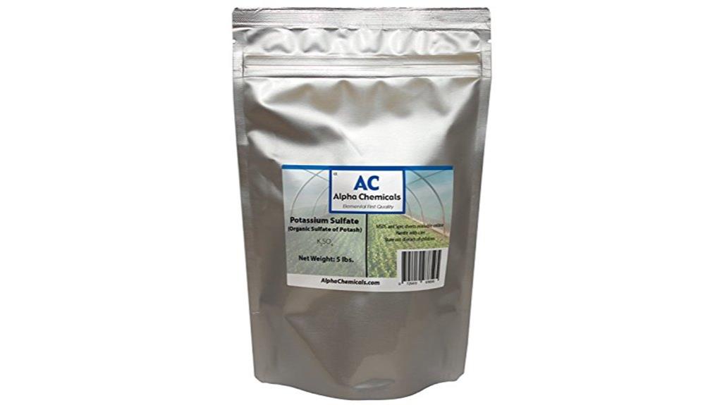 five pound potassium sulfate