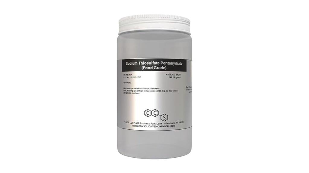 high purity sodium thiosulfate