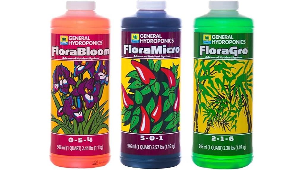 hydroponic nutrients trio