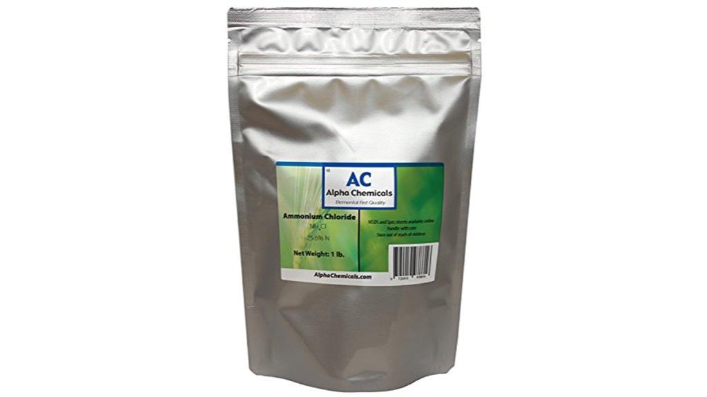 one pound ammonium chloride