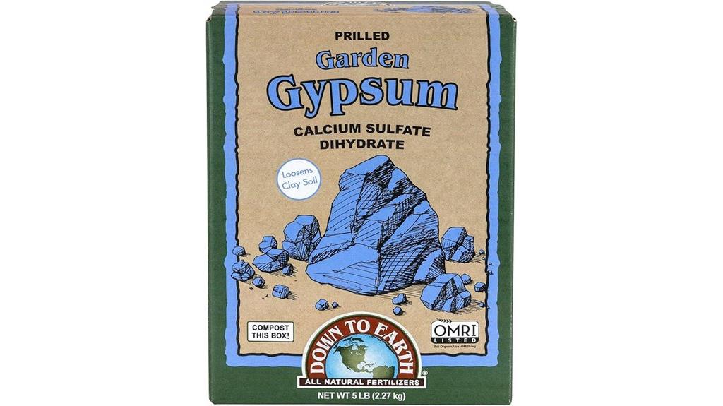 organic garden calcium sulfate