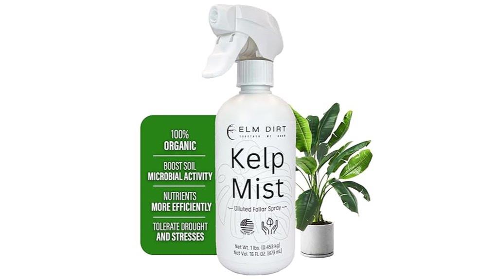 organic plant spray formulation