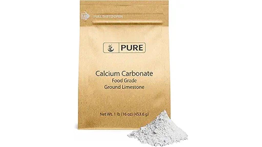 pure calcium carbonate supplement