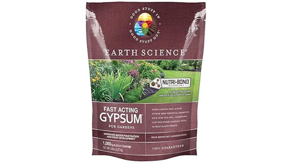 quick gypsum soil conditioner