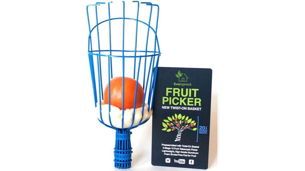 removable fruit picking basket