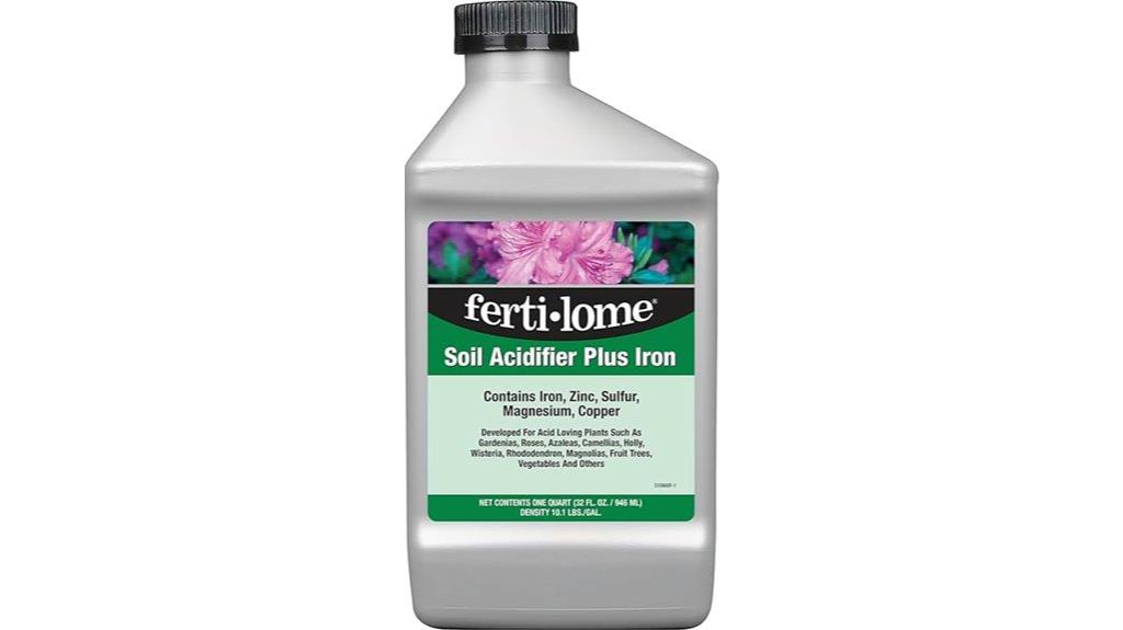 soil acidifier plus iron