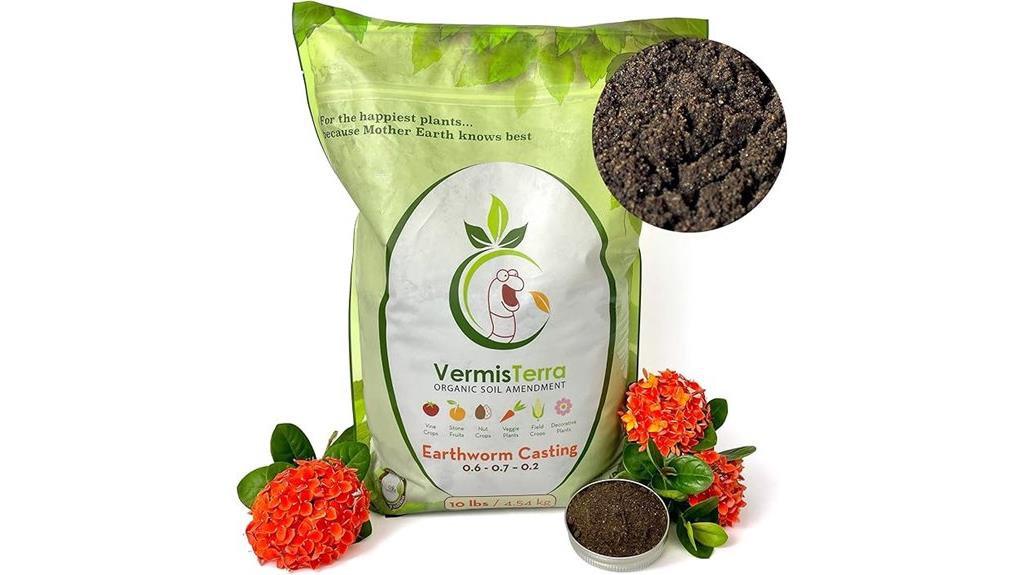 ten pound earthworm fertilizer