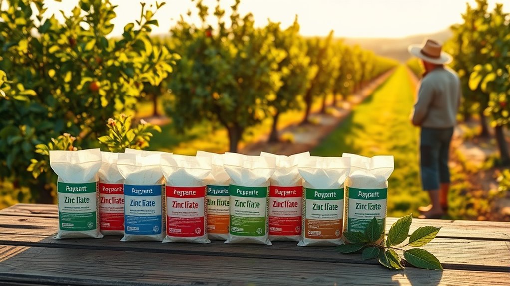 top zinc fertilizers for orchards