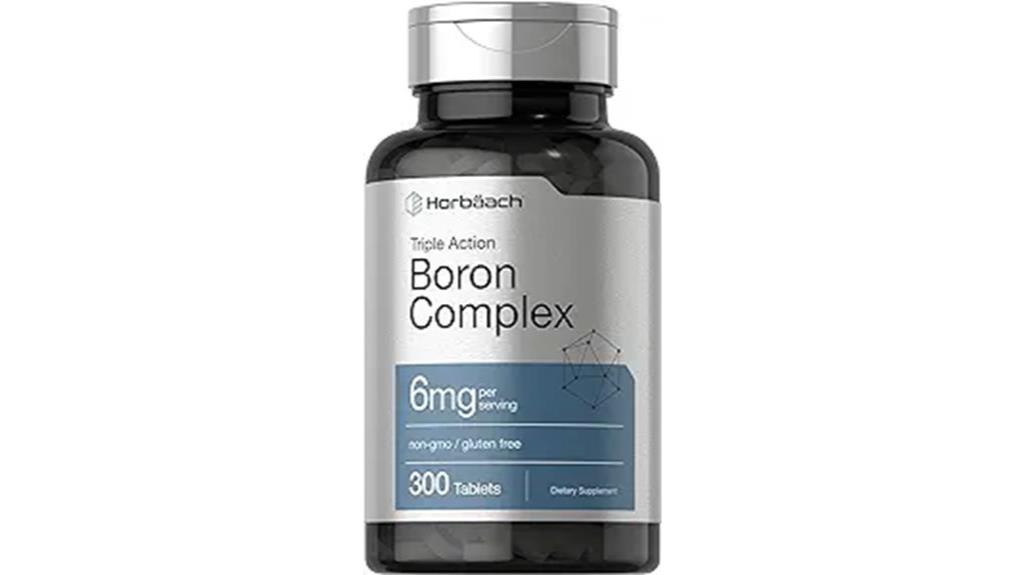 triple boron supplement tablets